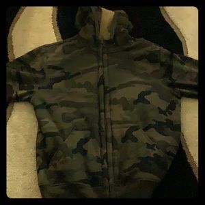 Soft comfy comfortable camouflage jacket